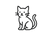 small cat logo 
